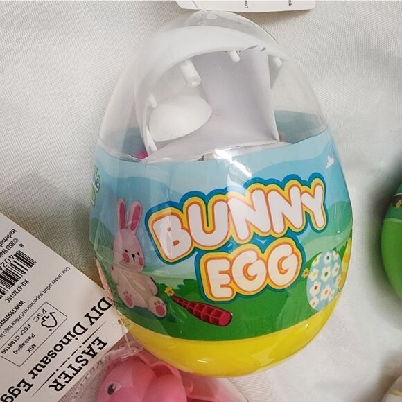 NWT Easter DIY Dinosaur, Bunny & Carrot eggs bundle of five - Picture 6 of 6